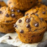 The Best Pumpkin Chocolate Chip Muffins