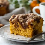 The Best Pumpkin Coffee Cake with Cinnamon Swirl