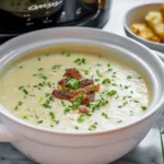The Best Slow Cooker Potato Leek Soup