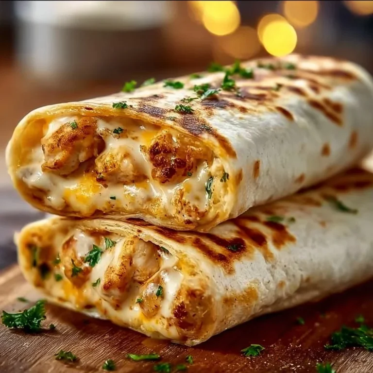 Delicious Chicken Wings Wrap served with fresh ingredients