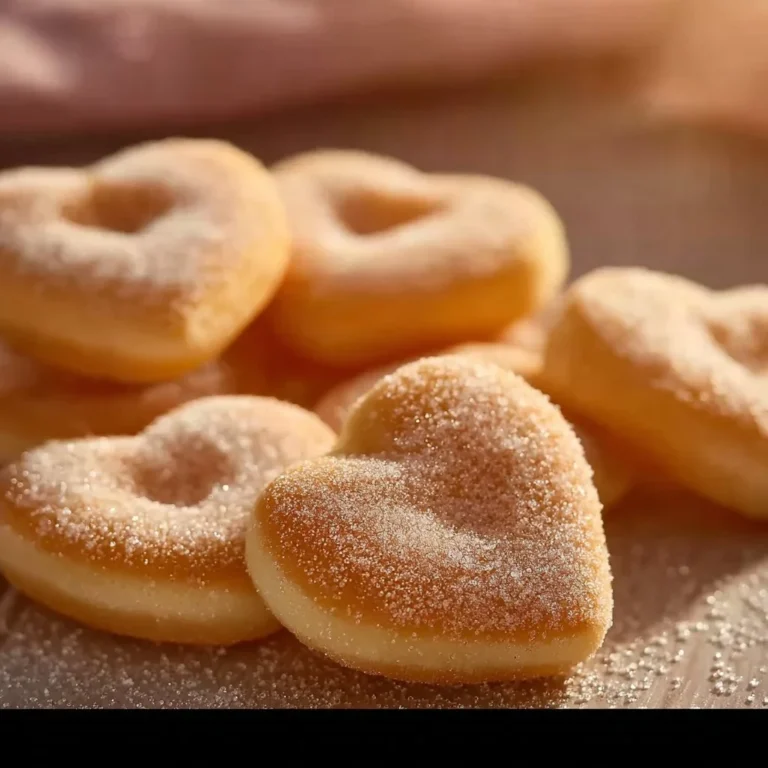Homemade Valentine doughnuts decorated for a romantic celebration