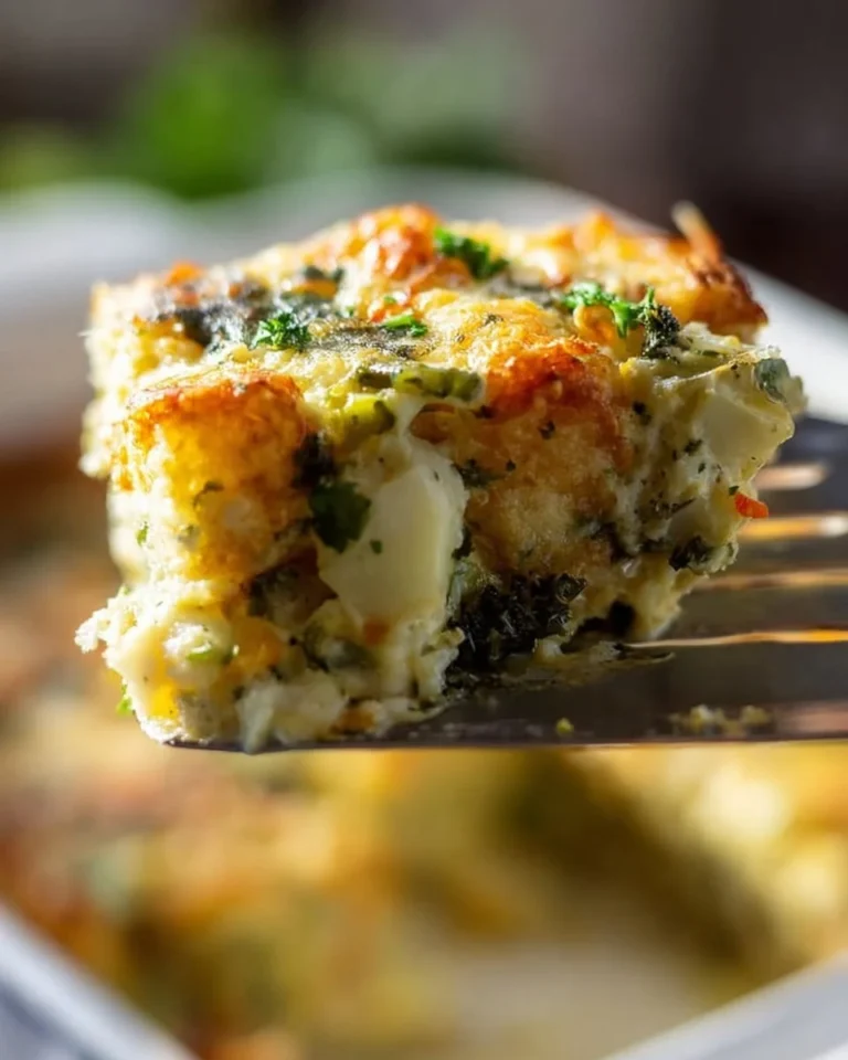 Delicious Tater Tot Casserole topped with melted cheese and crispy tots