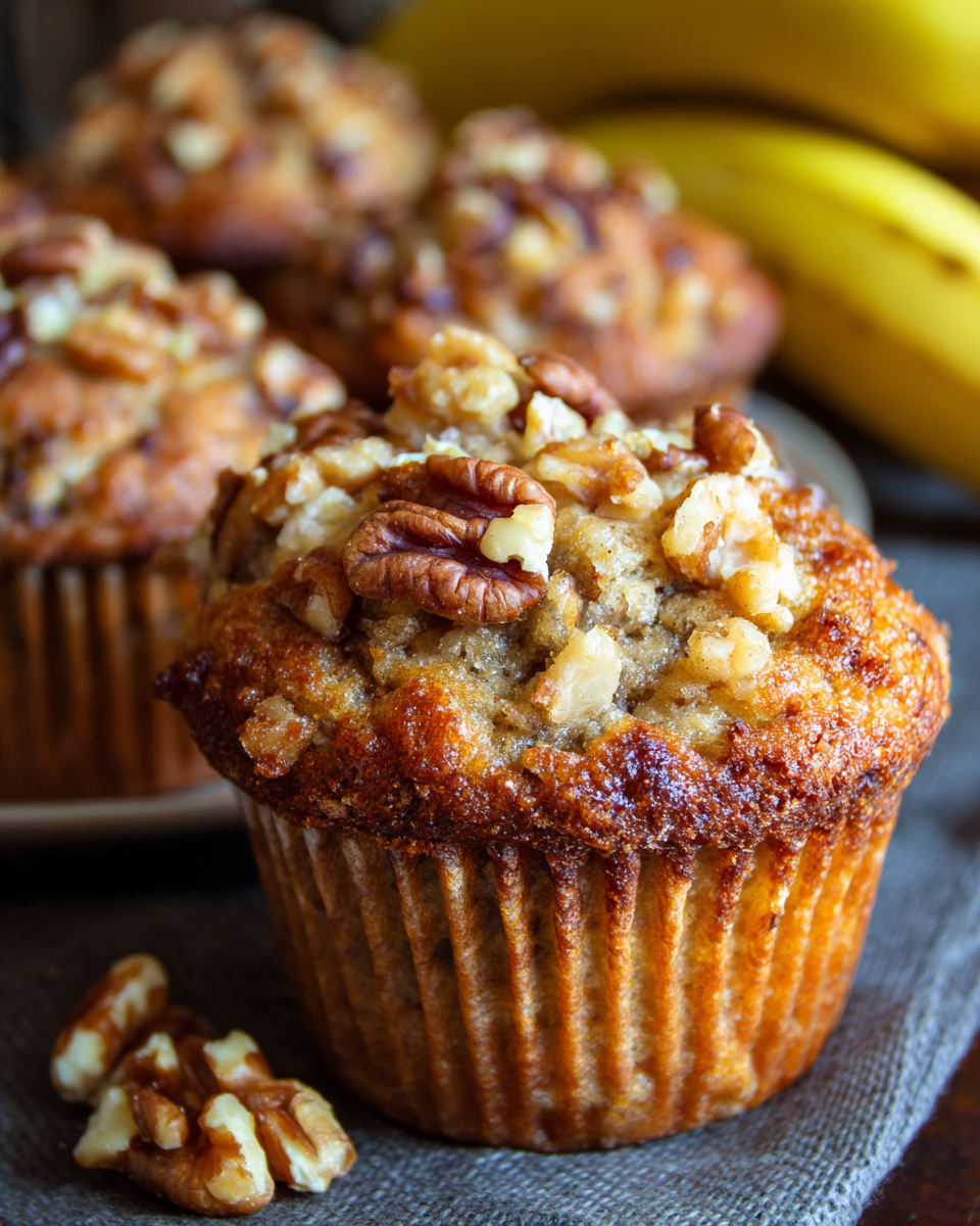 Award Winning Banana Nut Muffins