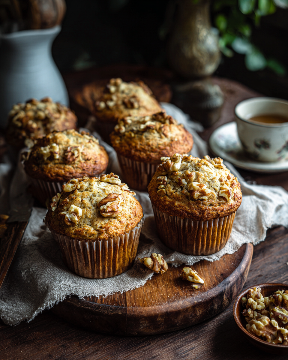 Award Winning Banana Nut Muffins