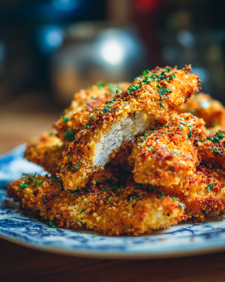 Crispy Homemade Baked Chicken Tenders