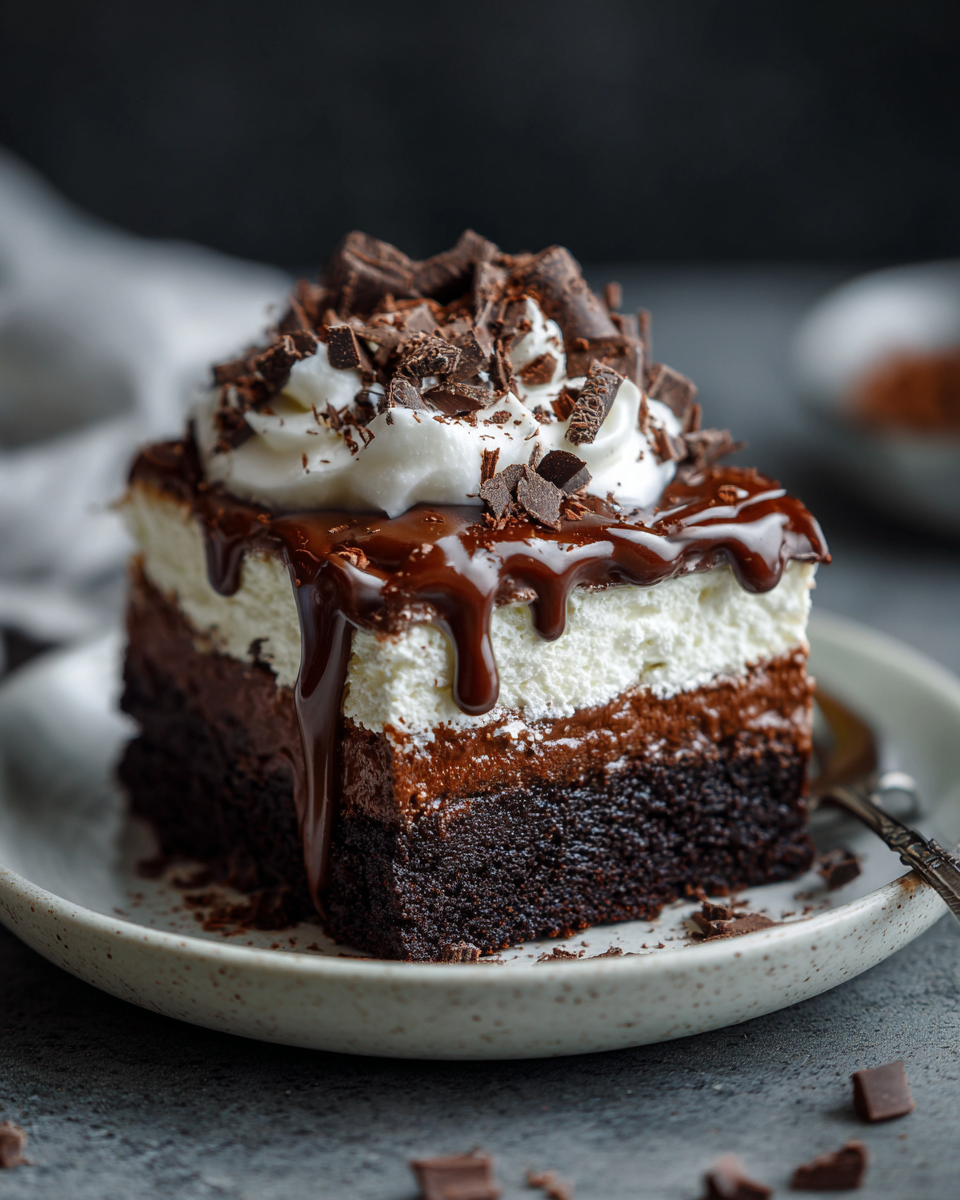 Death By Chocolate Poke Cake