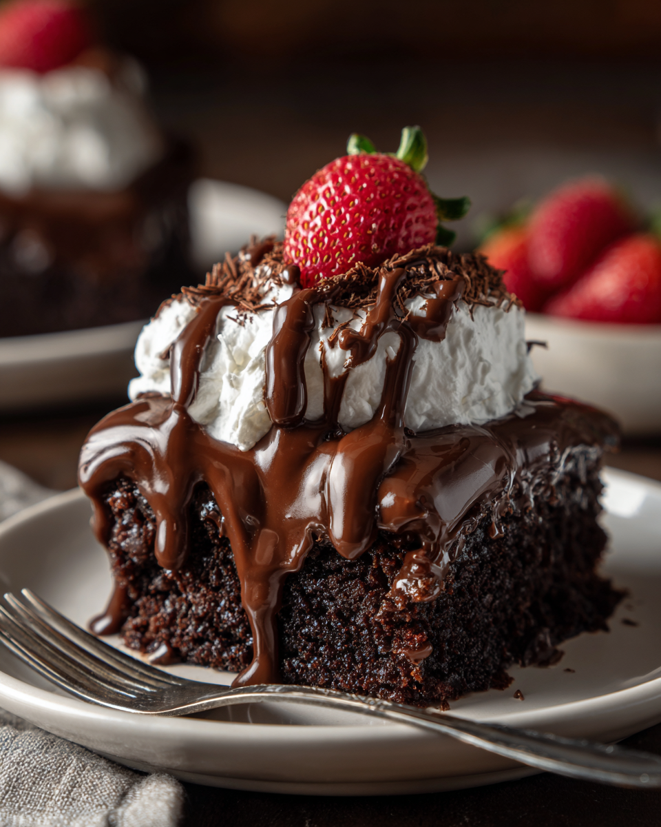 Death By Chocolate Poke Cake: The Ultimate Decadent Dessert Experience 1 Death By Chocolate Poke Cake