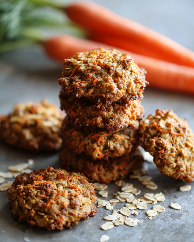 Easy Carrot Cake Oatmeal Cookies Recipe | Amy's Healthy Baking