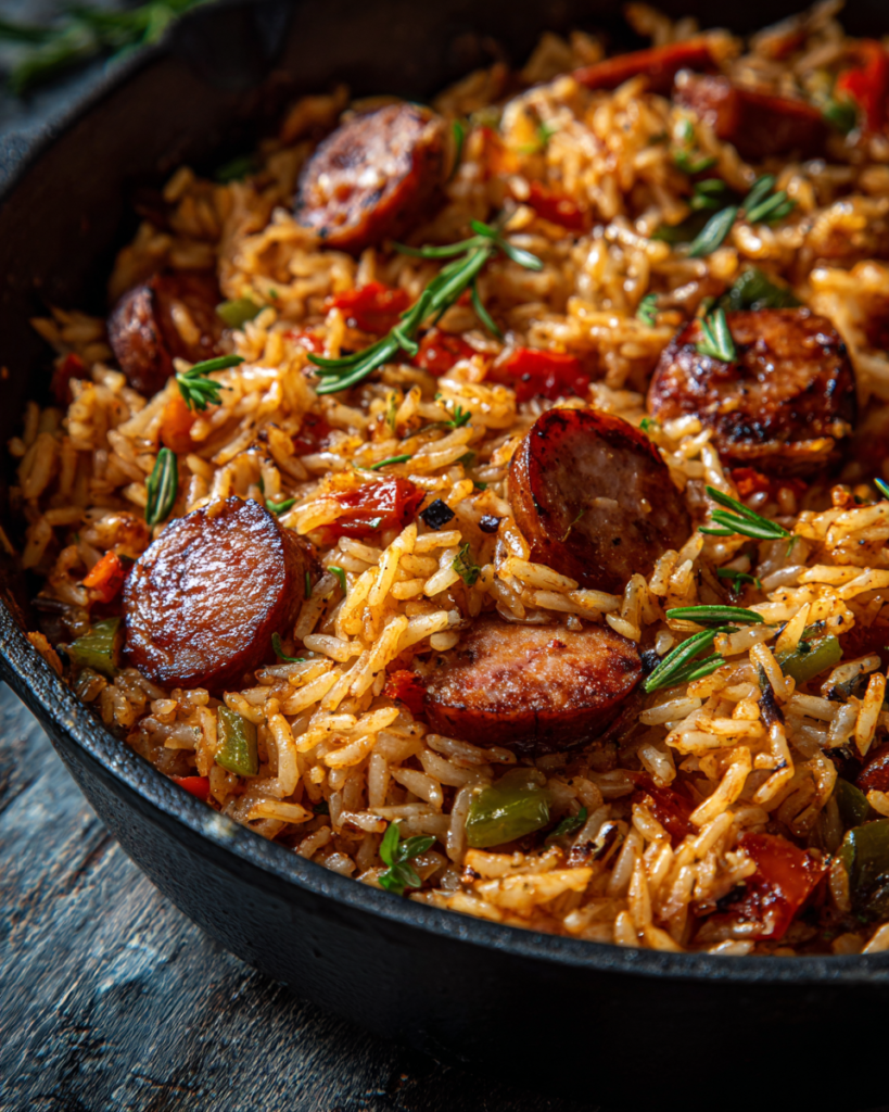 Sausage and Rice Skillet