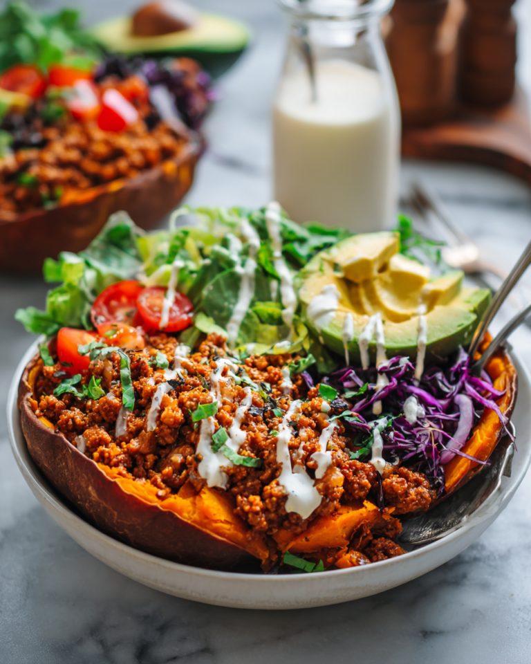 Sweet Potato Taco Bowls | Easy, Healthy Weeknight Dinner!