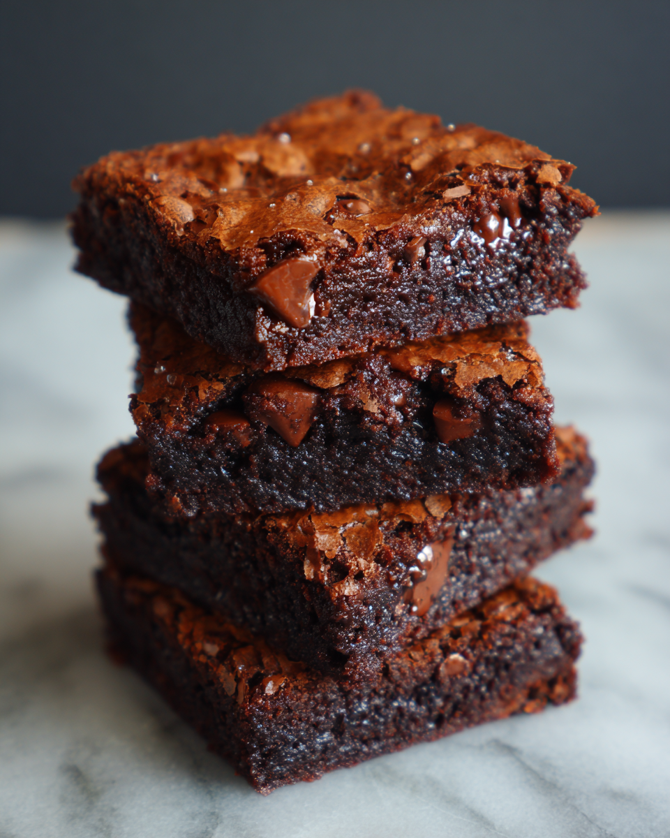 fudgy chewy brownie cookies brookies