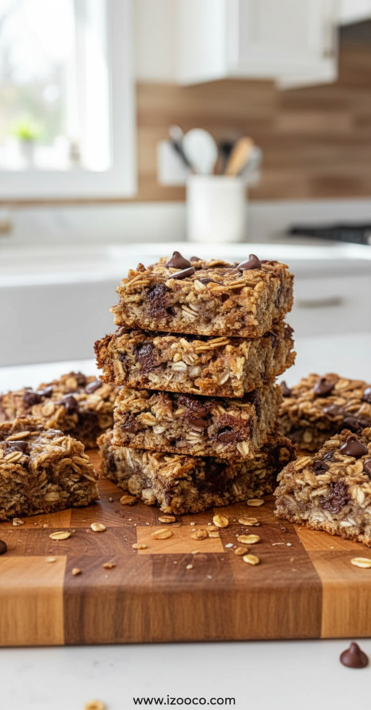 Banana Oatmeal Bars Recipe: Quick Breakfast Prep & Healthy Snacks 8 banana-oatmeal-bars_feature