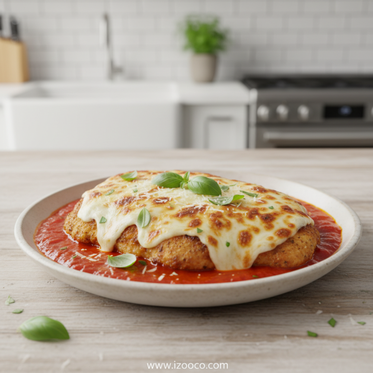 Quick and Easy Chicken Parmesan Bake | 20-Minute Casserole Recipe 5 easy-cheesy-chicken-parmesan_feature