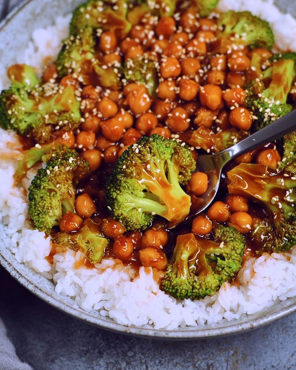 Garlic Broccoli Stir Fry with Chickpeas: The Ultimate Vegan Weeknight Dinner 2 GARLIC BROCCOLI STIR FRY WITH CHICKPEAS