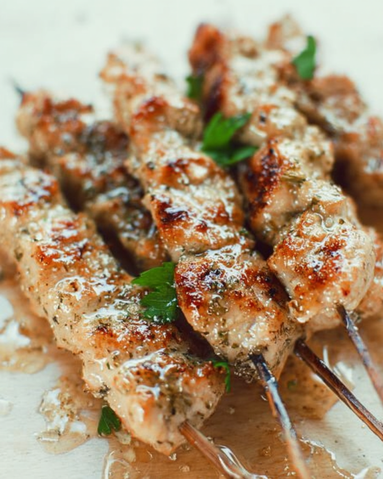 Grilled Ranch Garlic Parmesan Chicken Skewers â€“ A Flavor Explosion!