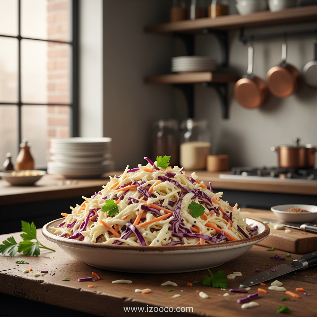 Classic Homemade Coleslaw Recipe with Creamy Dressing - Perfect BBQ Side Dish 1 classic-homemade-coleslaw-recipe-with-creamy-dressing-and-veggies_feature