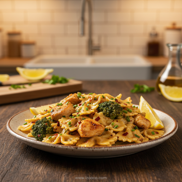 Lemon Cowboy Butter Chicken Pasta with Broccoli | Easy One-Pan Weeknight Dinner 8 cowboy-butter-lemon-bowtie-chicken-pasta-with-broccoli-for-dinner_feature