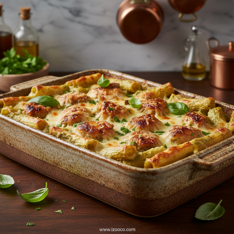 creamy-pesto-chicken-pasta-bake---easy-recipe_feature