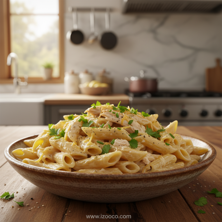 irresistible-creamy-rotisserie-chicken-pasta-recipe_feature