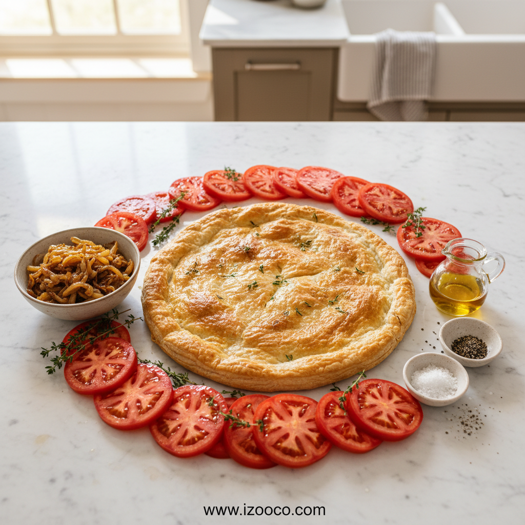 Ingredients for Beefsteak Tomato Tart