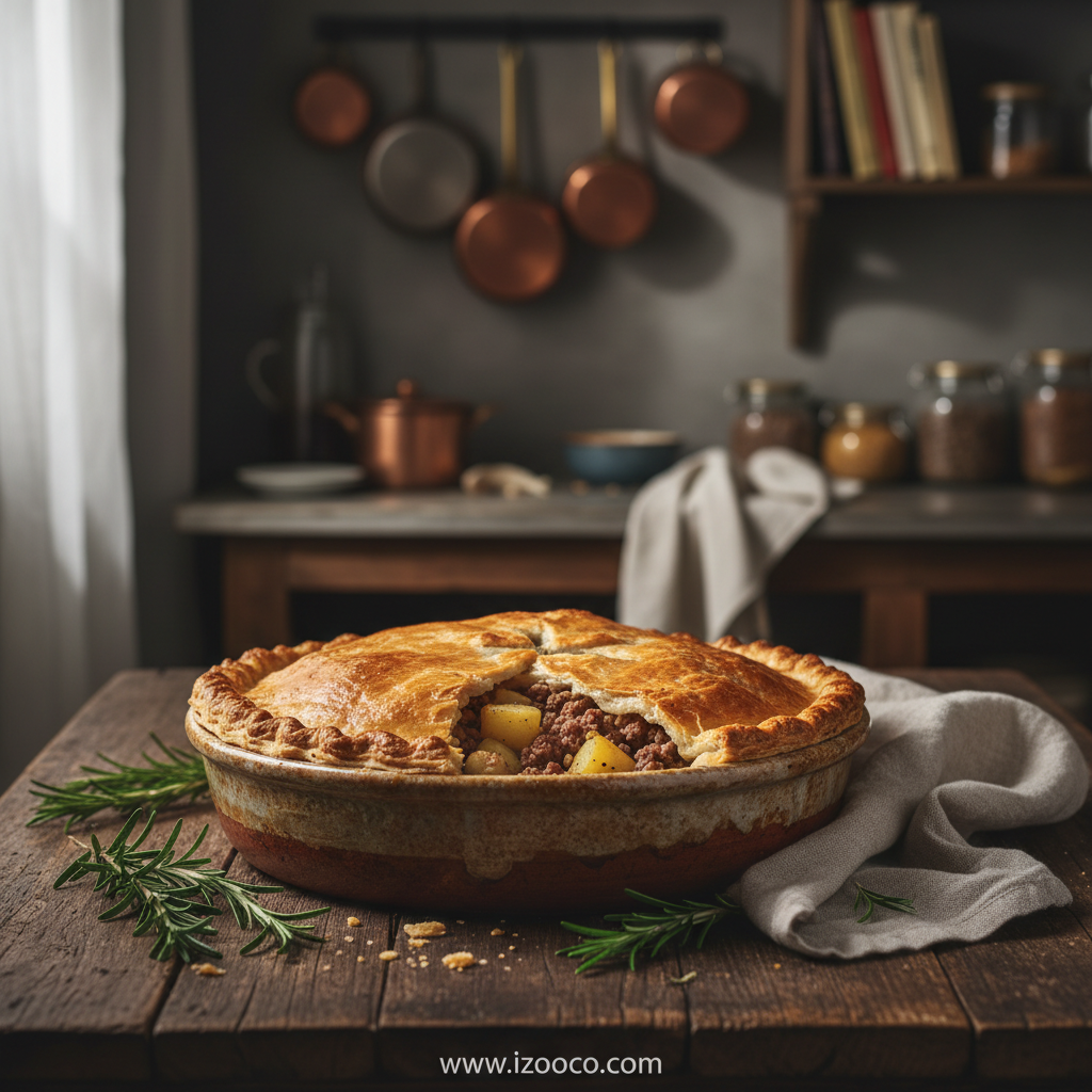 Hearty Ground Beef Potato Pie