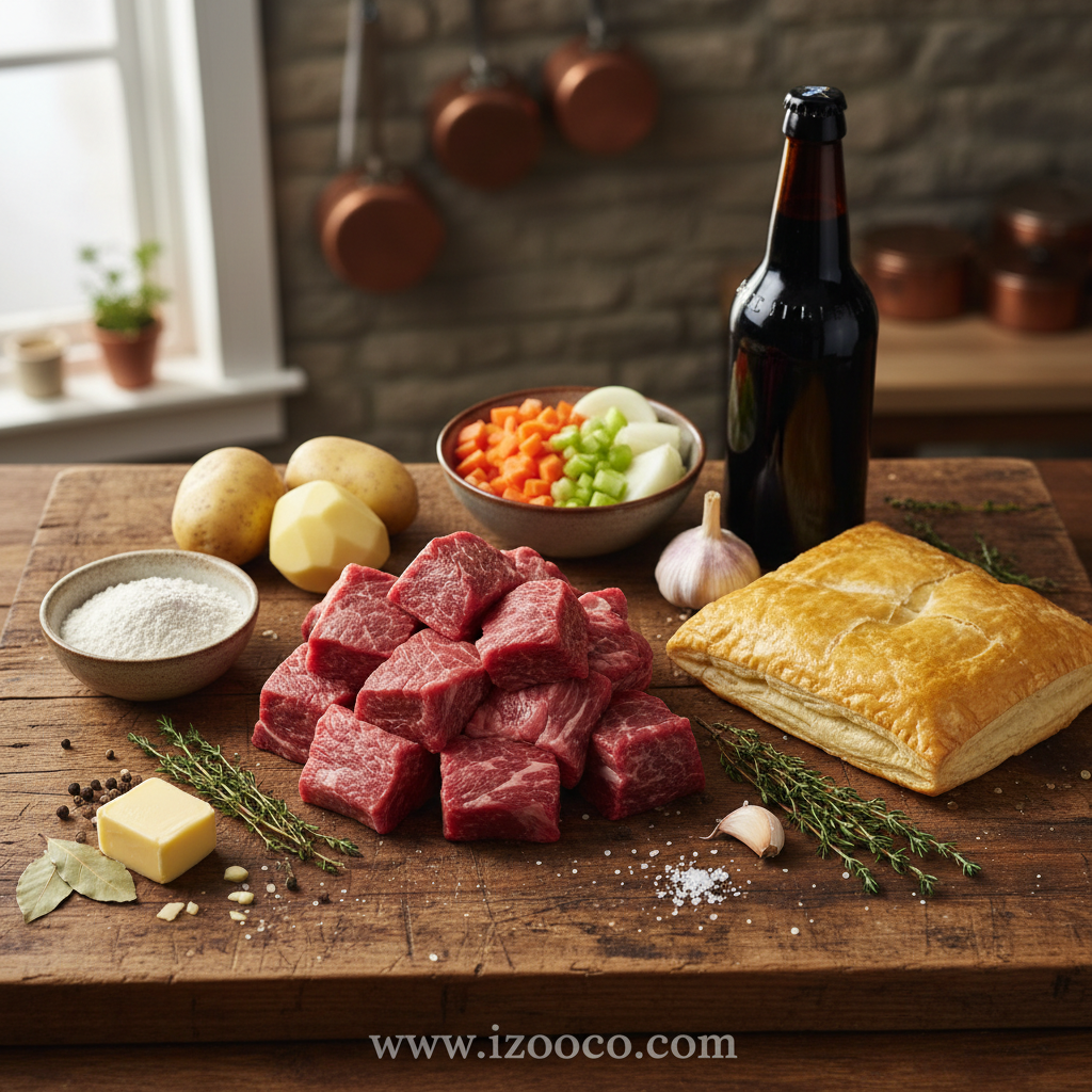 Ultimate Stout Braised Beef Pot Pie Recipe 2 Ingredients for Stout Braised Beef Pot Pie