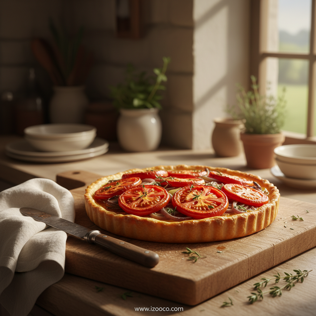 beefsteak-tomato-tart-with-caramelized-onions---thyme_feature