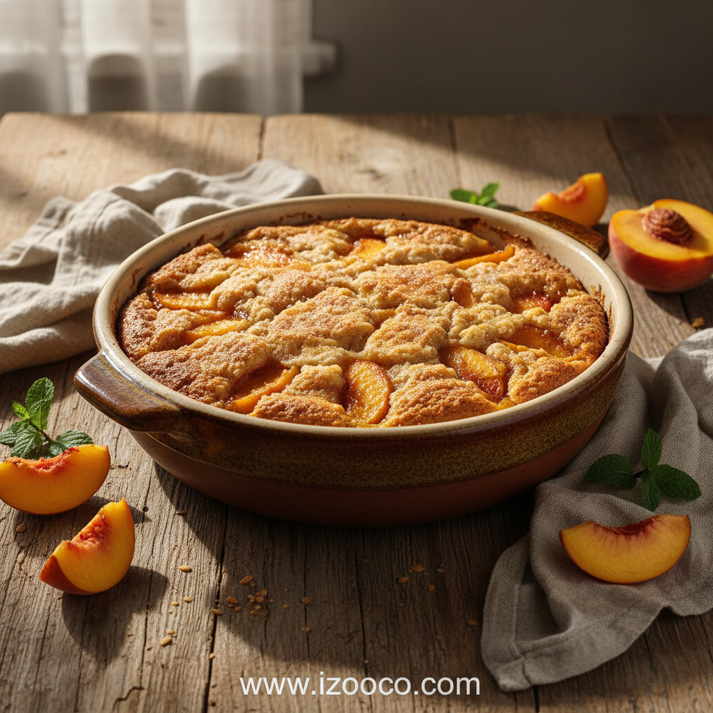 Classic Peach Cobbler Recipe: A Sweet Summer Dessert 1 peach-cobbler_feature